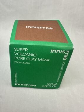 INNISFREE Super Volcanic Pore Clay Face Mask 3.38 Fl Oz/100ml Exp 4/27